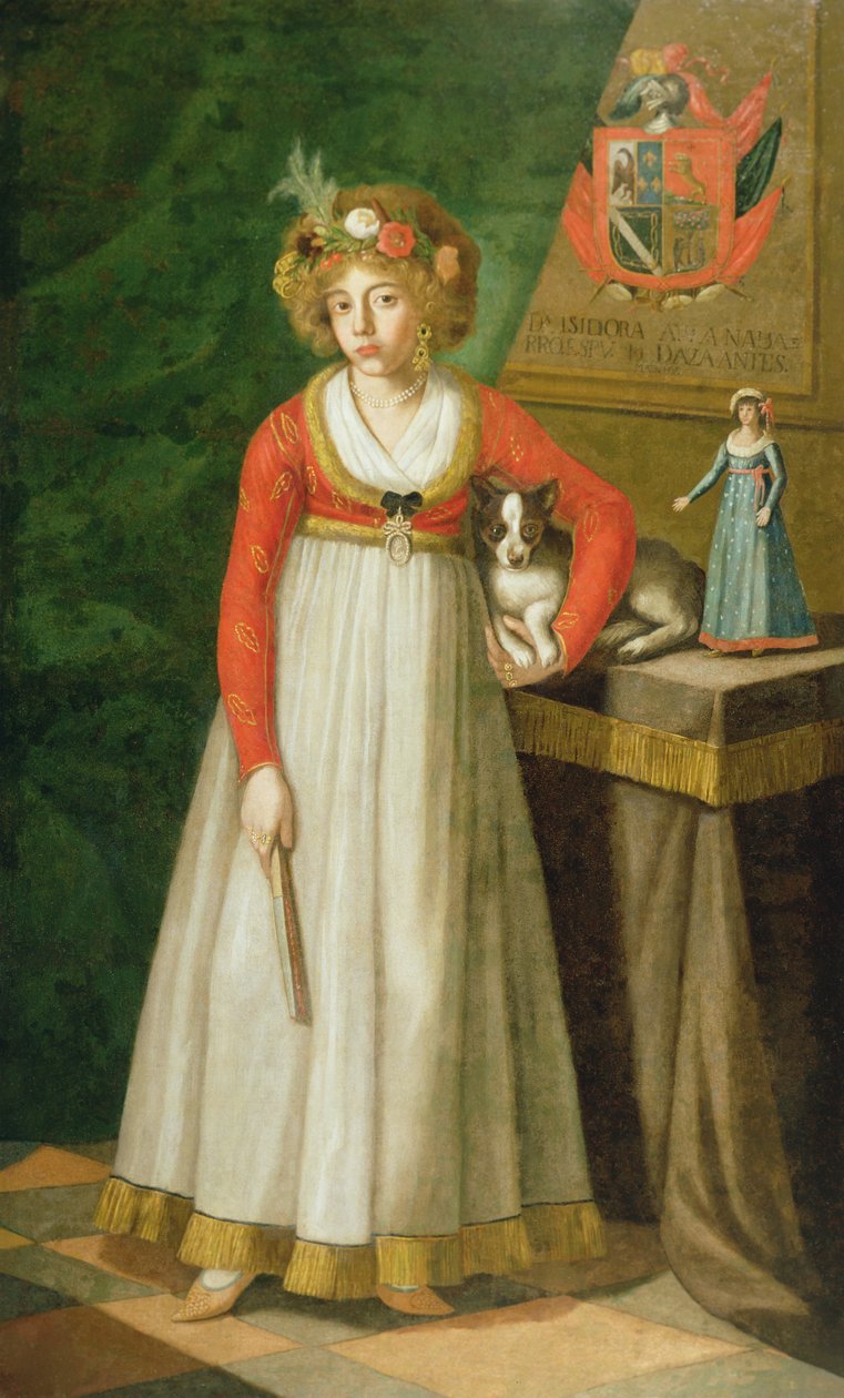 Ritratto di Isidore, 1810 da Mexican School