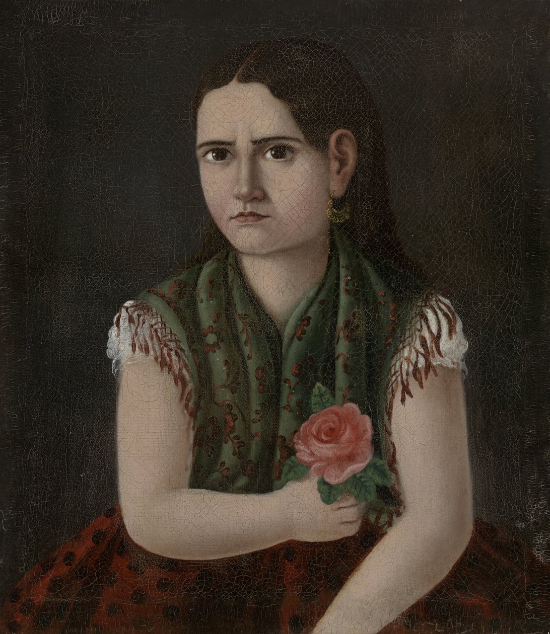 Ritratto di una donna da Mexican School