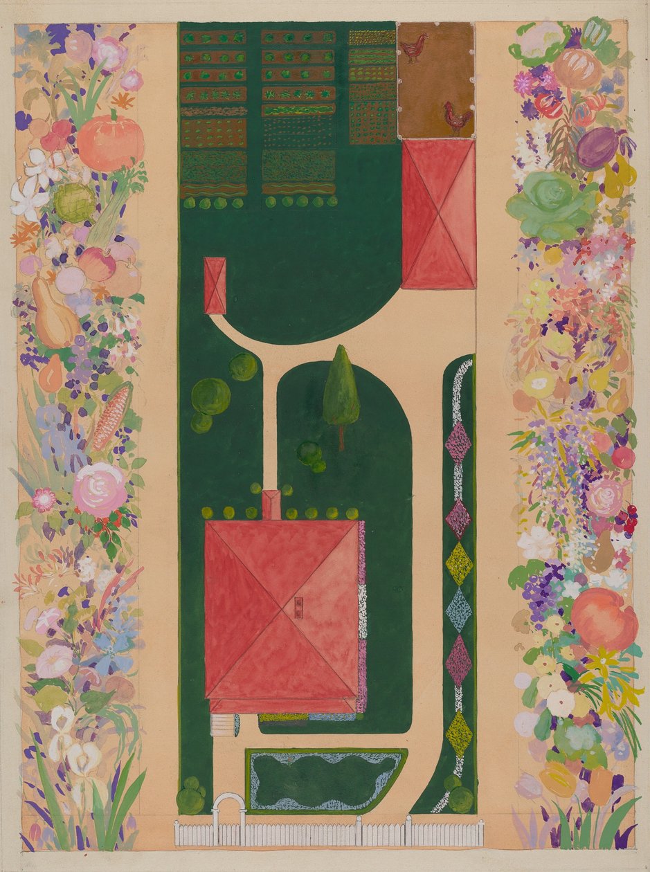 Casa e giardino di Samuel Harrison, c. 1936 da Meyer Goldbaum