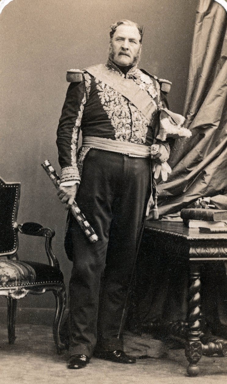 Ritratto del maresciallo Forey (1804-1872). Fotografia di Mayer e Pierson da Meyer and Pierson