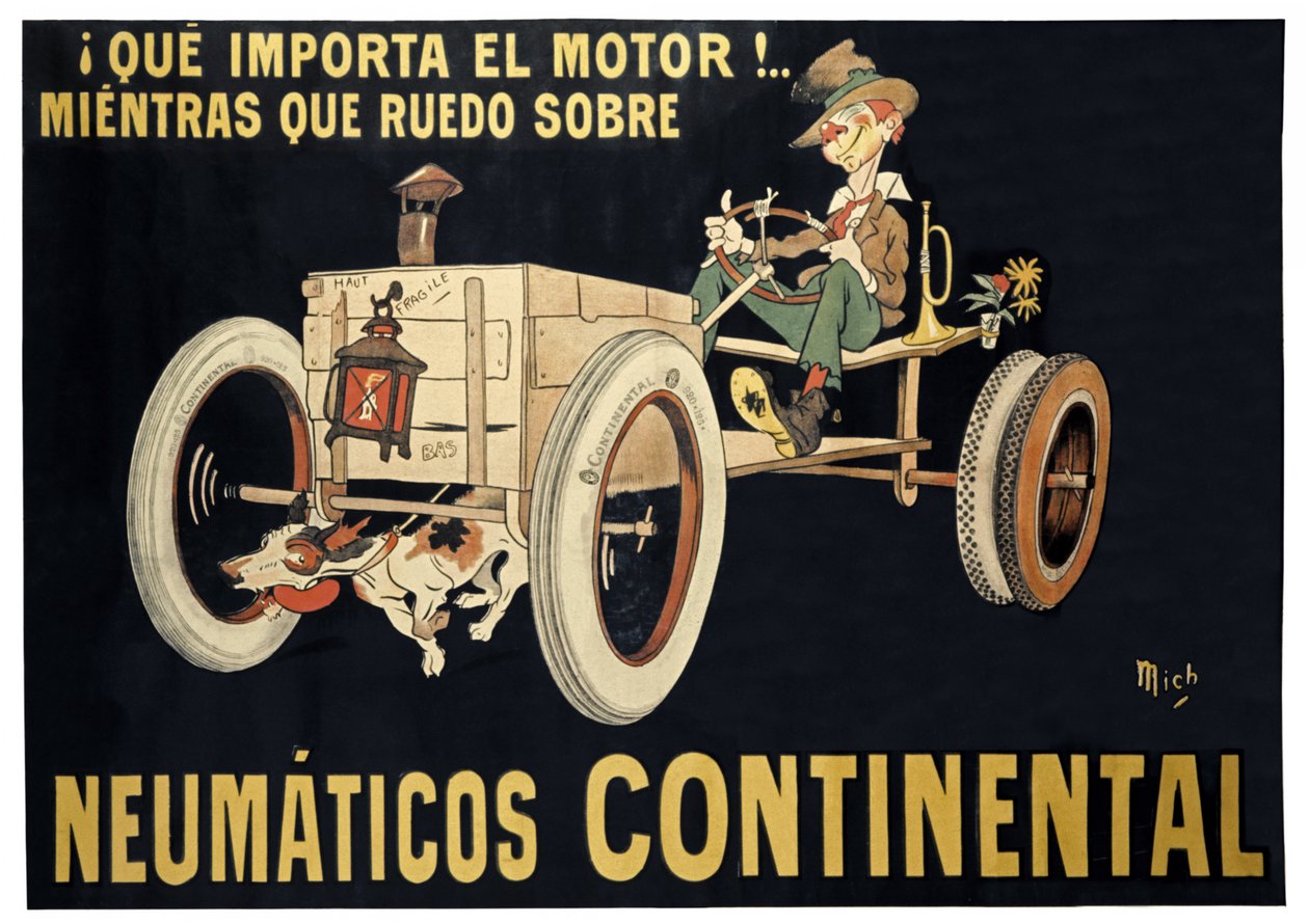 Pneumatici Continental, c.1900 da Mich (1881 1923)