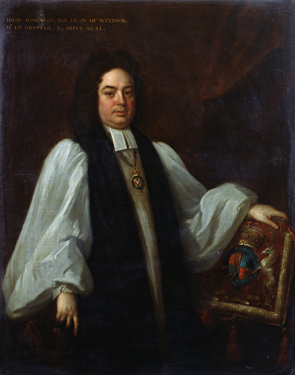 Ritratto del Vescovo John Robinson (1650-1723) c.1711 da Michael Dahl