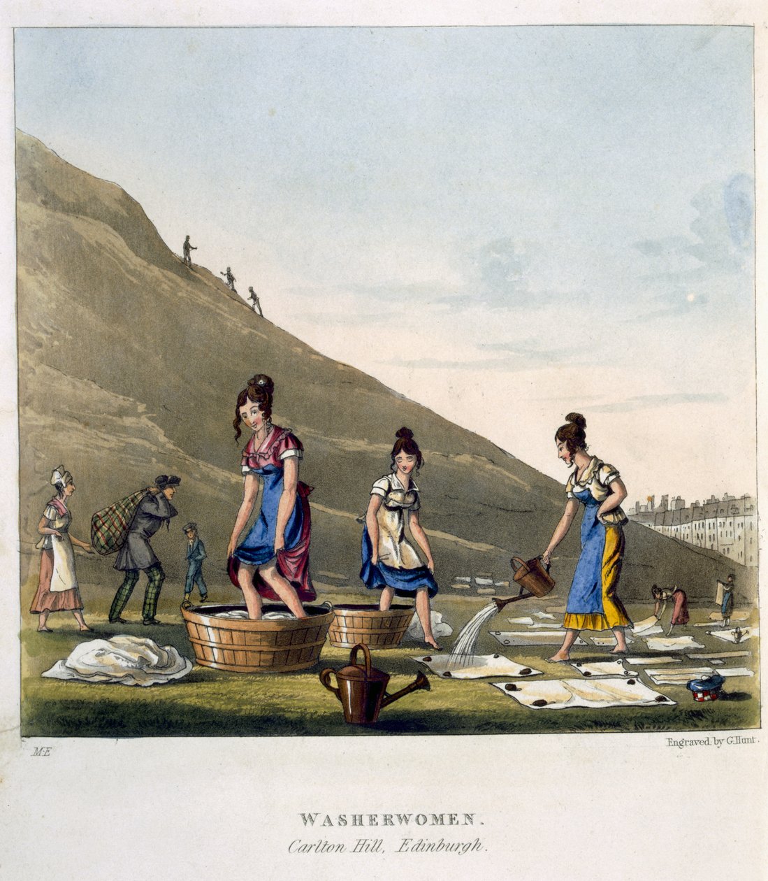 Lavandaie, Calton Hill, Edimburgo, da 