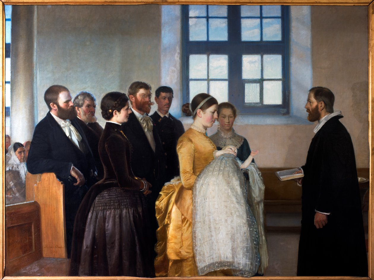 Un Battesimo da Michael Peter Ancher