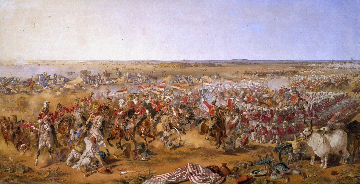 16° Lancieri, Battaglia di Aliwal, 28 gennaio 1846 da Michael Angelo Hayes