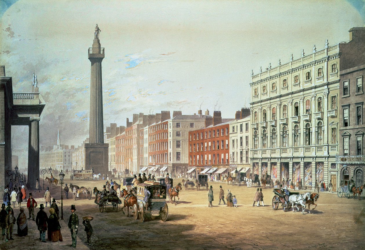 Sackville Street, Dublino da Michael Angelo Hayes