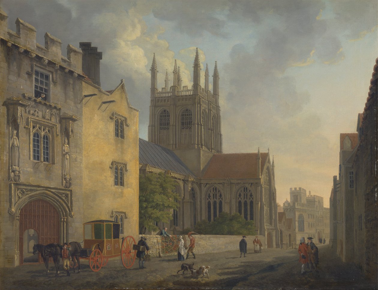 Merton College, Oxford da Michael Angelo Rooker
