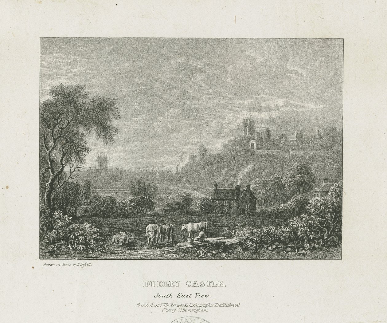 Castello di Dudley da Michael Burghers