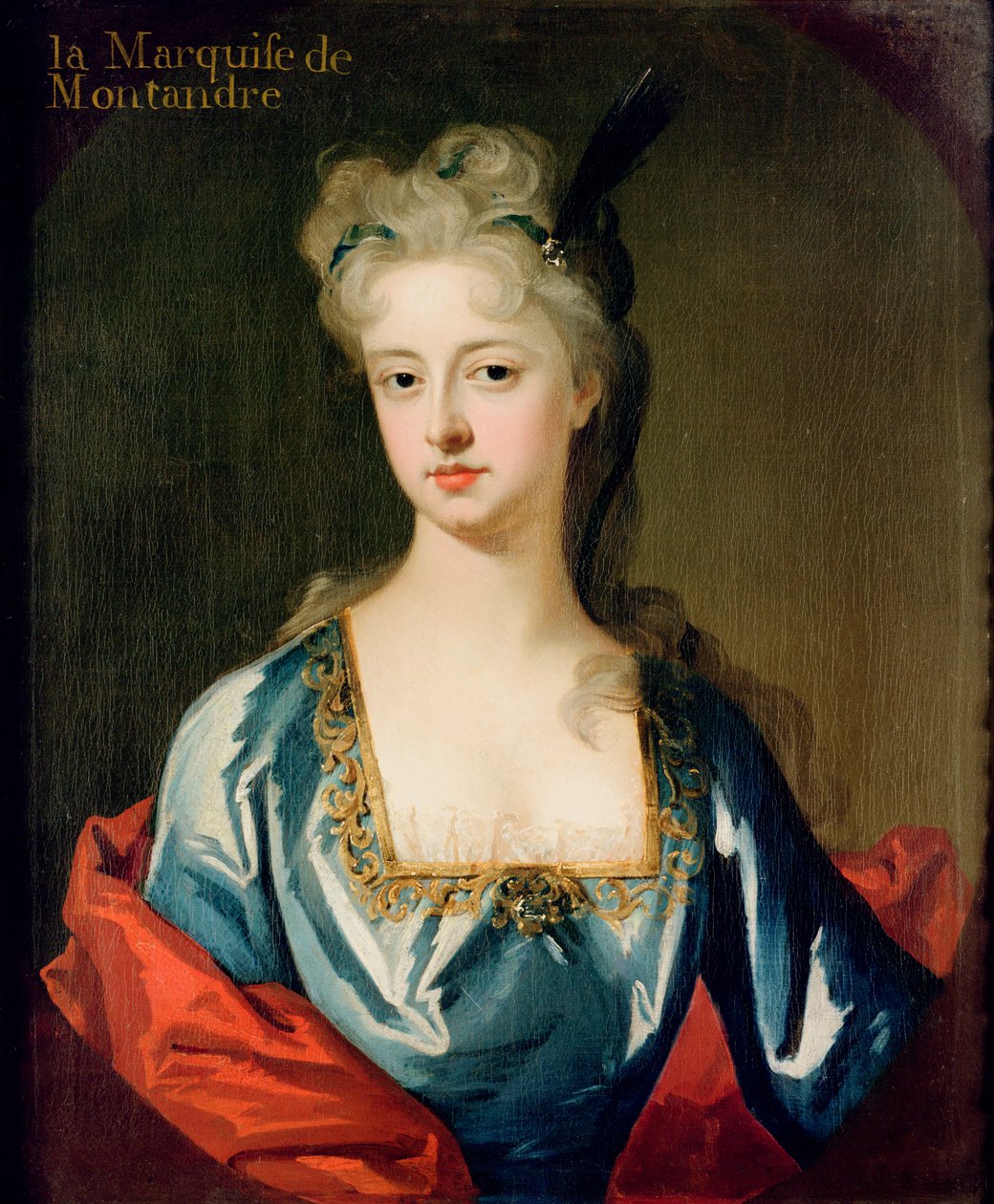 Ritratto di Mary Anne Spanheim (1682-1772), moglie di François de la Rochefoucauld, Marchese di Montandre da Michael Dahl