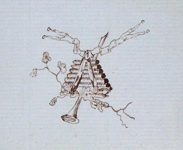 Disegno dal taccuino di Michael Faraday da Michael Faraday