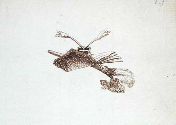 Disegno dal taccuino di Michael Faraday da Michael Faraday