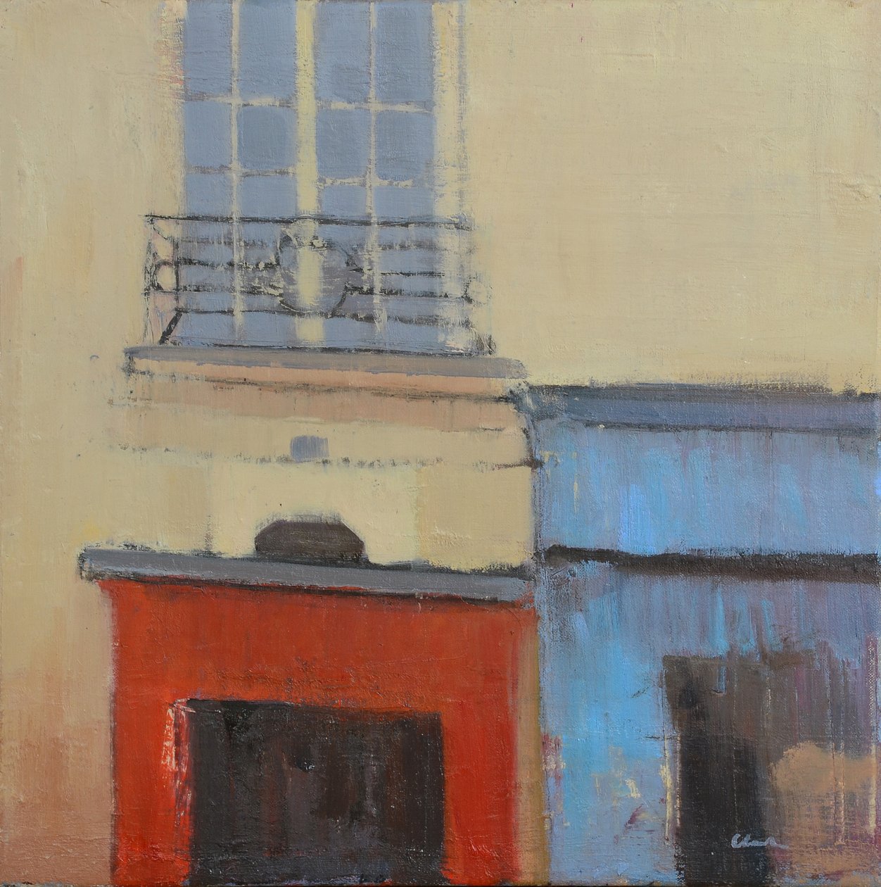 Colori di Parigi, 2016 (olio su lino) da Michael G. Clark