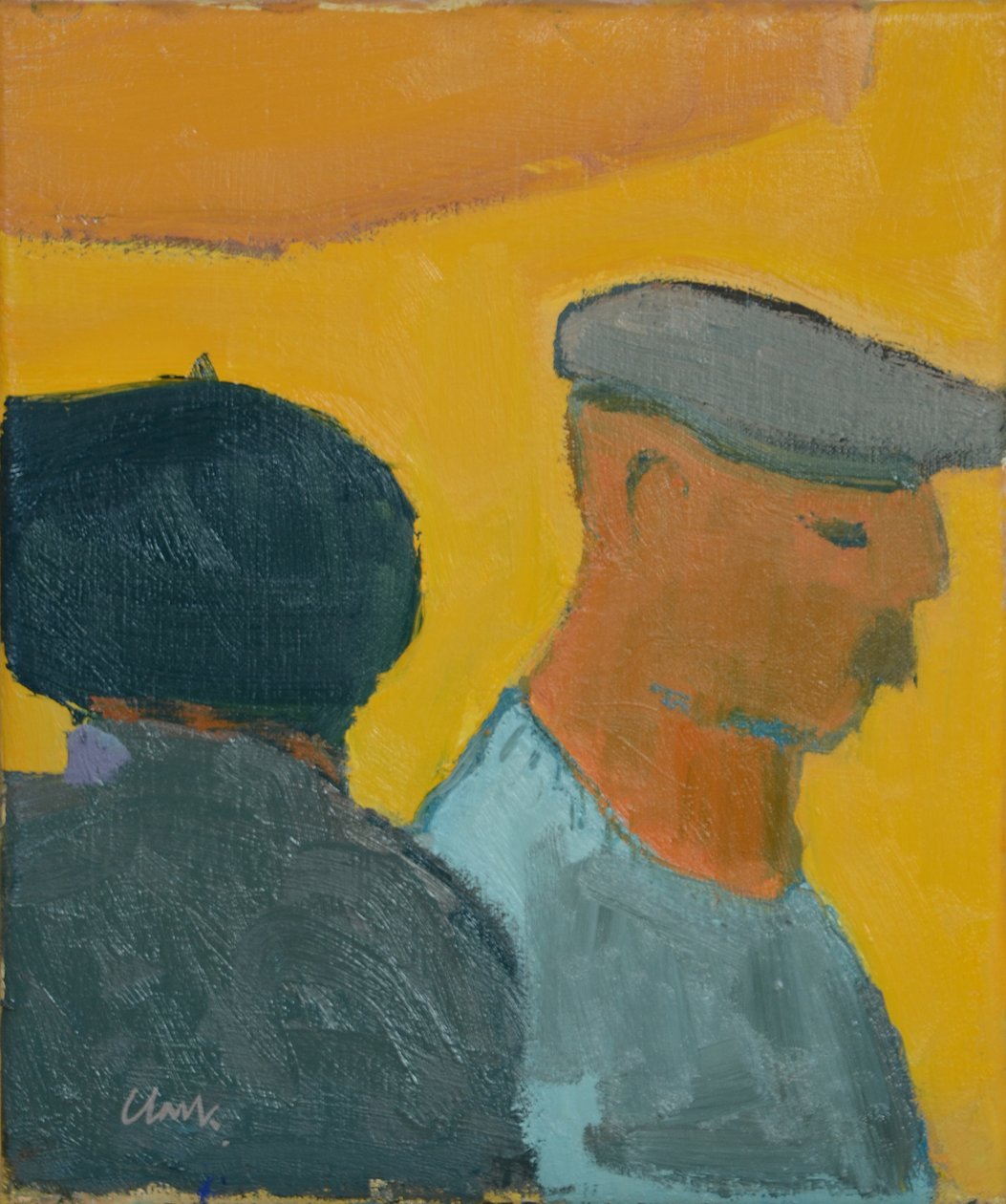 Giorno di mercato, 2017 (olio su lino) da Michael G. Clark