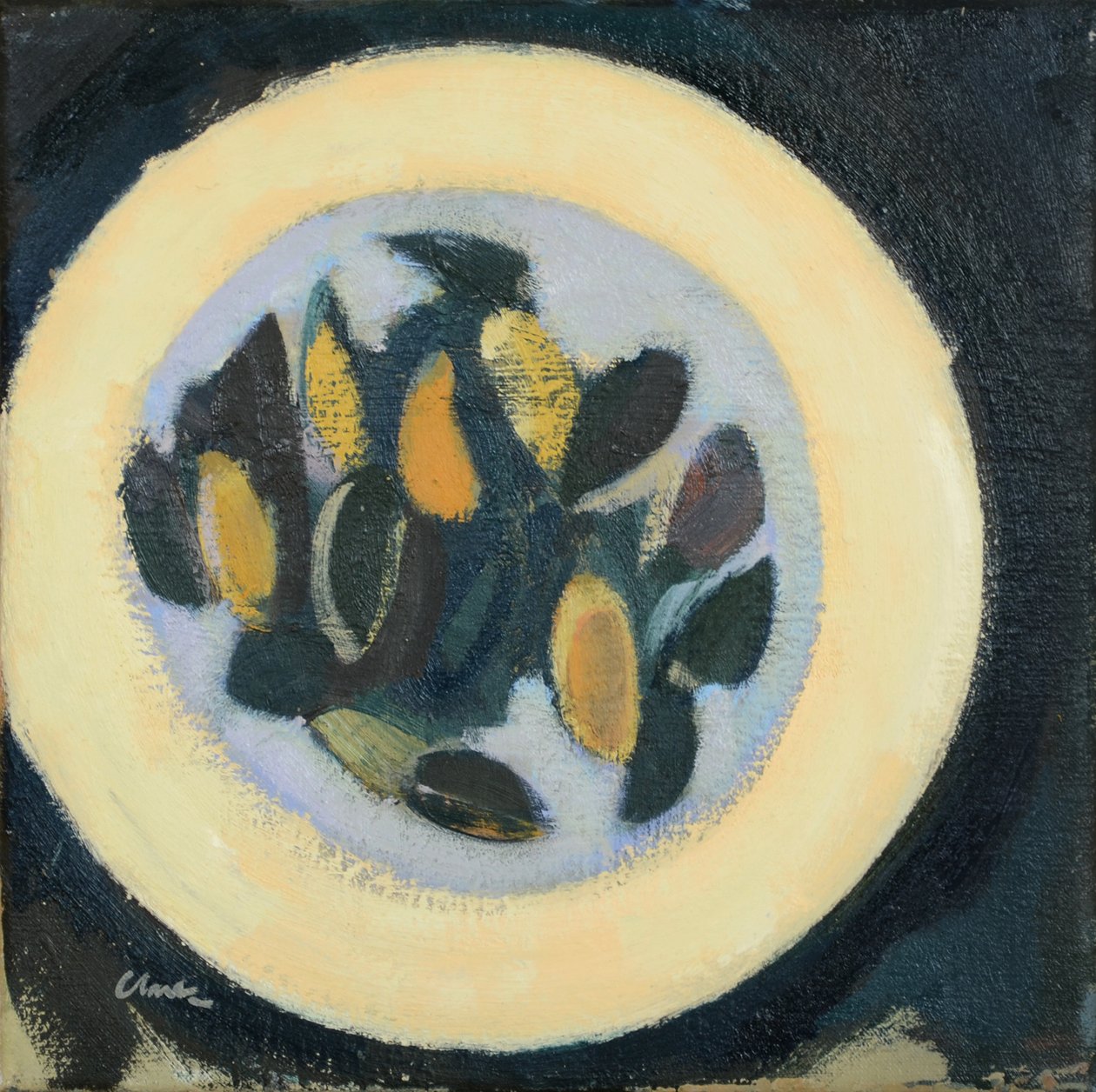 Moules, 2017 (olio su lino) da Michael G. Clark