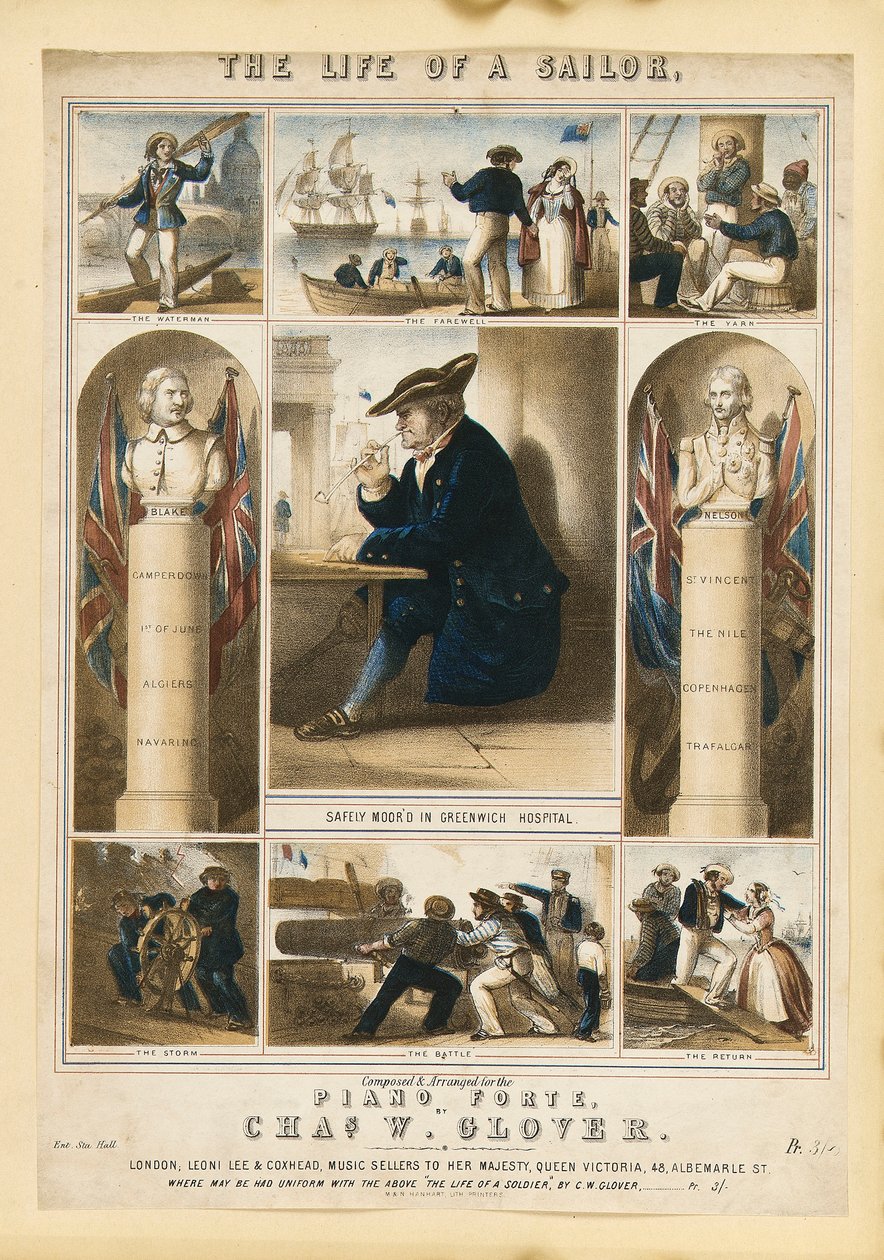 La vita di un marinaio, c.1860 da Michael Hanhart
