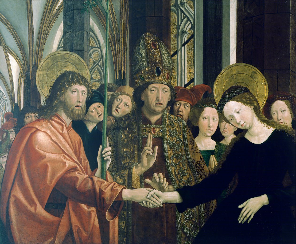 Matrimonio della Vergine da Michael Pacher