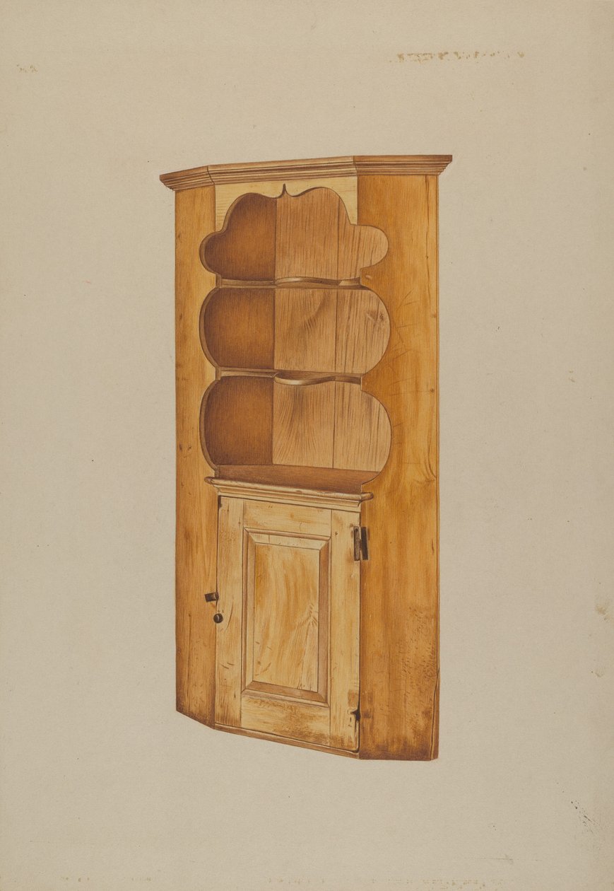 Credenza ad angolo, c. 1938 da Michael Riccitelli