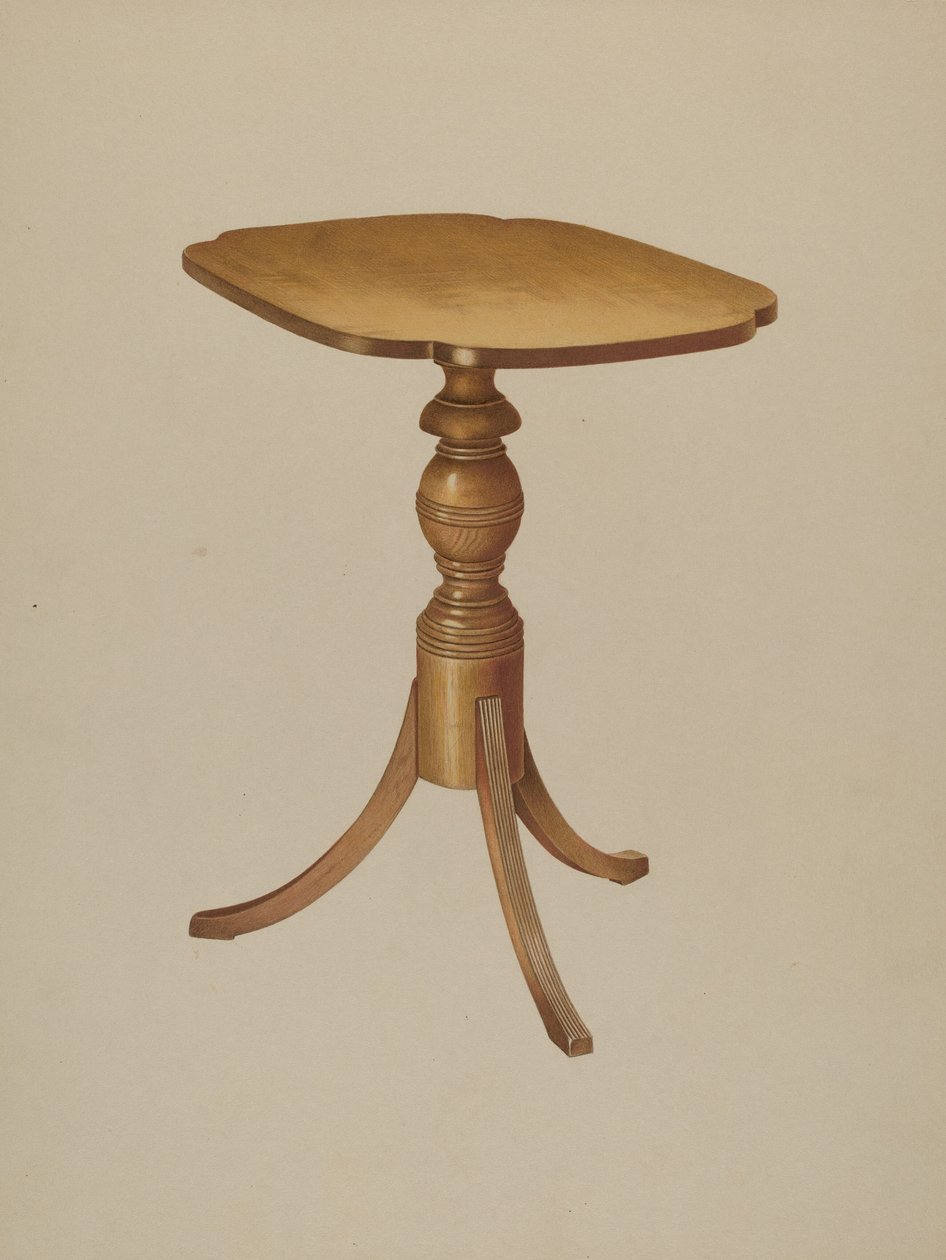 Tavolo, 1935-1942 da Michael Riccitelli