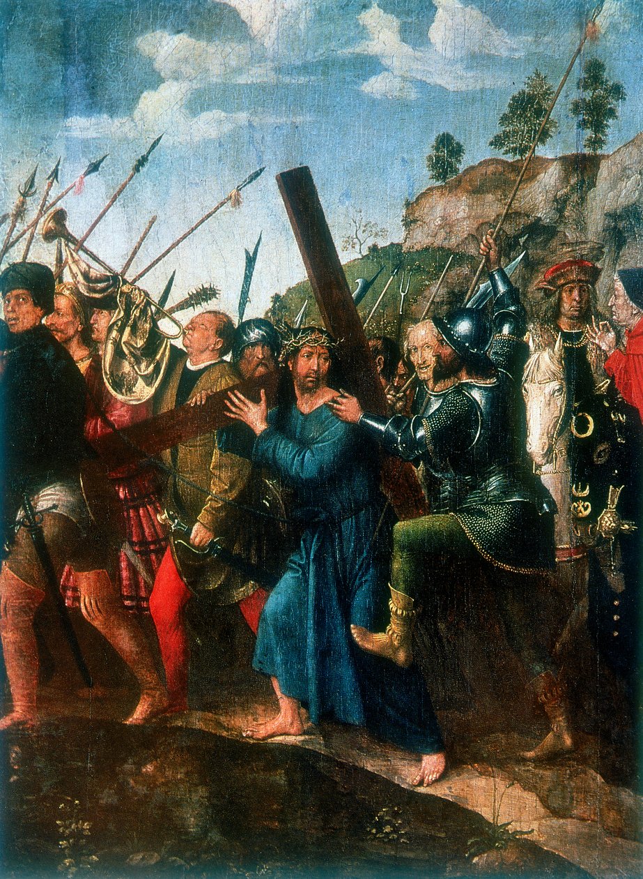 Gesù sulla via del Calvario, fine XV-inizio XVI secolo da Michael Sittow