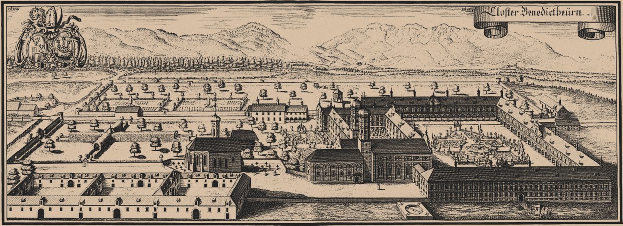 Abbazia di Benediktbeuern da Michael Wening