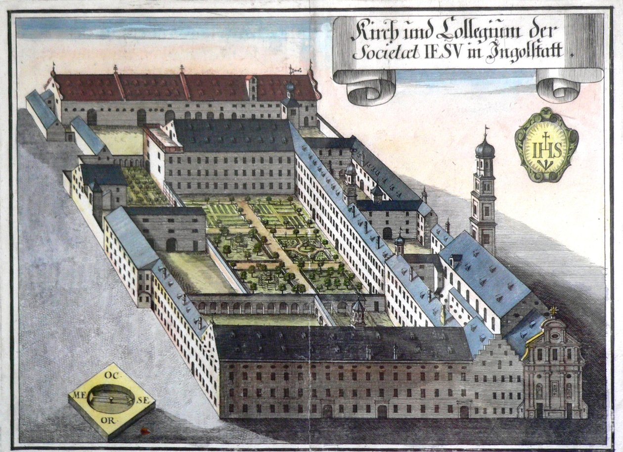 Collegio dei Gesuiti di Ingolstadt da Michael Wening