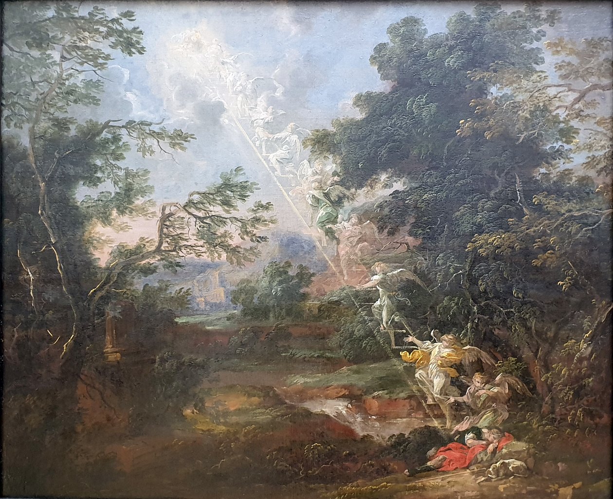 Paesaggio con il sogno di Giacobbe da Michael Willmann