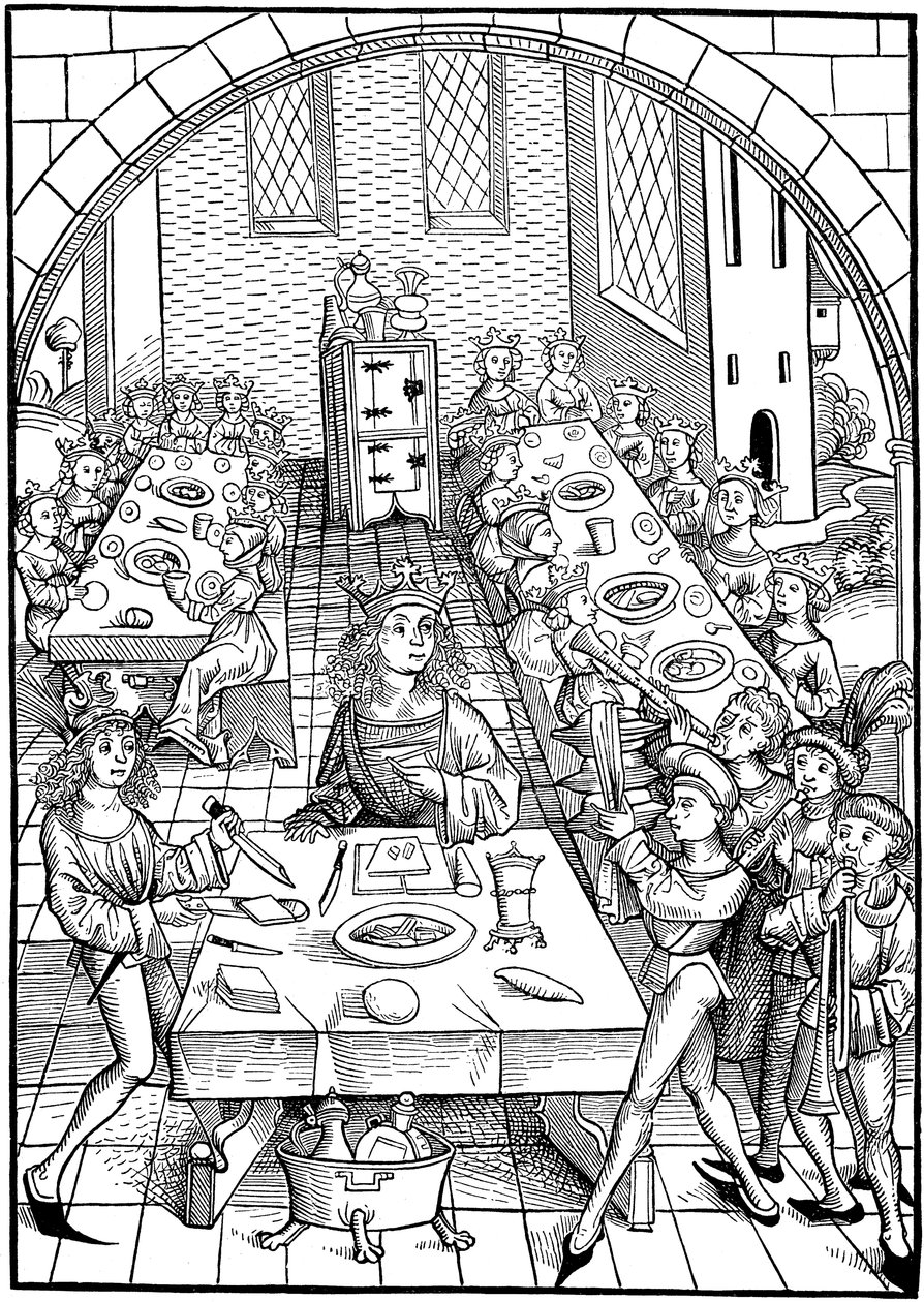 Illustrazione per il libro Schatzkammer da Michael Wolgemut
