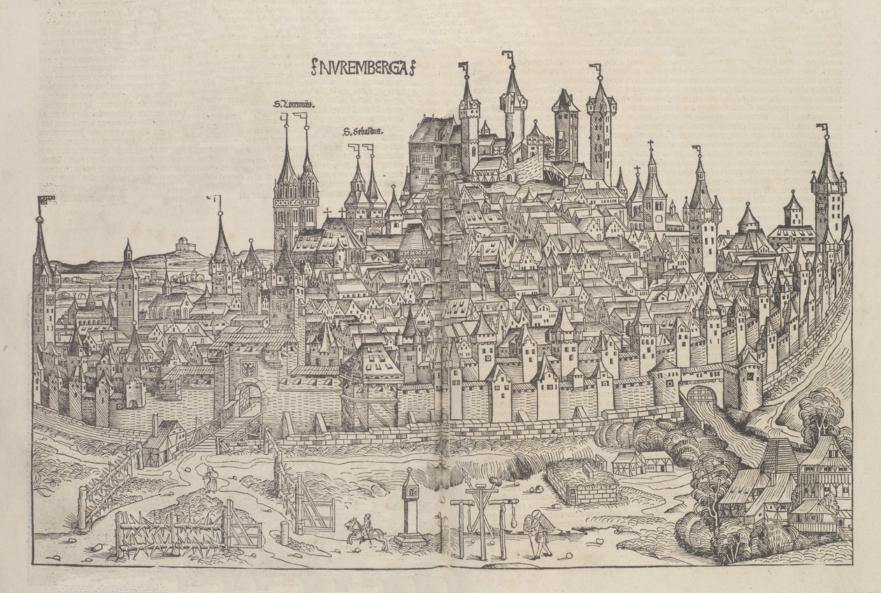 Norimberga, 1493 da Michael Wolgemut