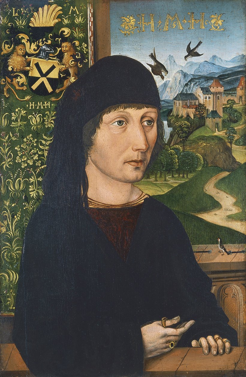 Ritratto di Levinus Memminger, ca 1485 da Michael Wolgemut