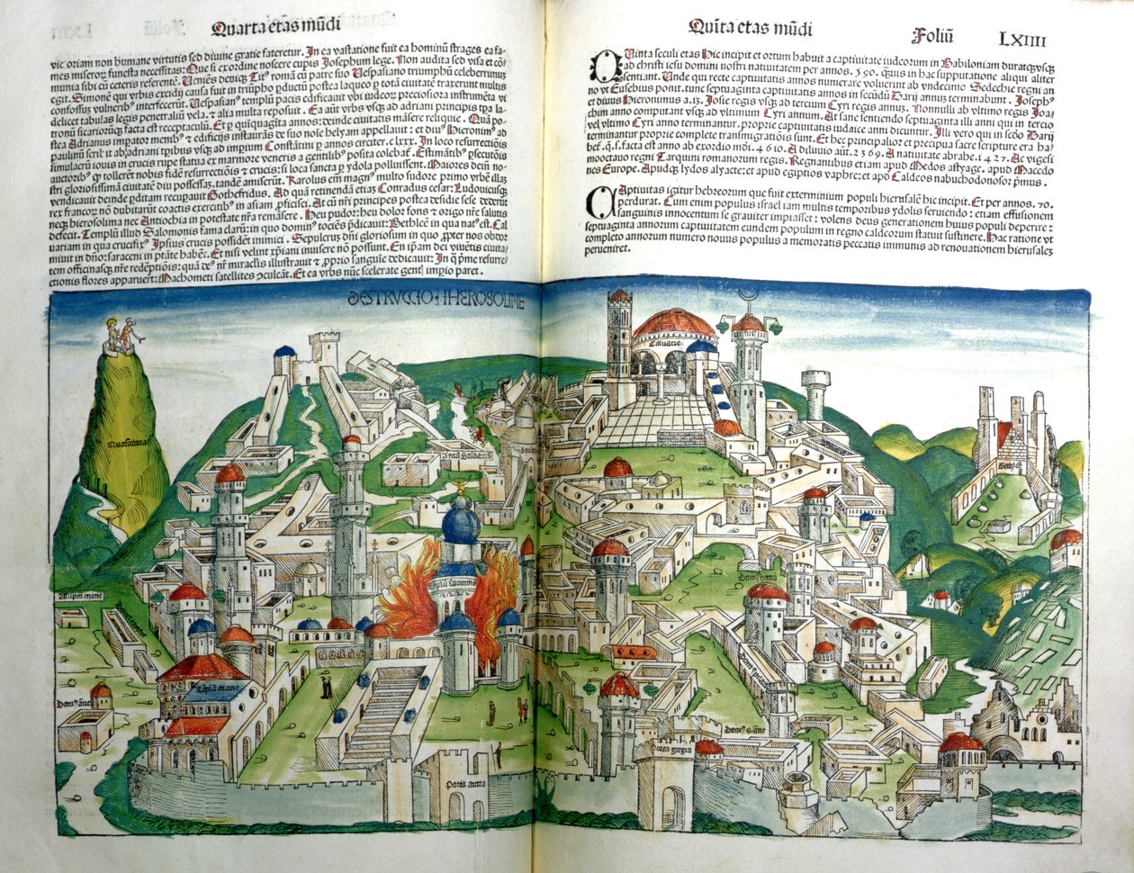 La città ribelle di Gerusalemme distrutta dall