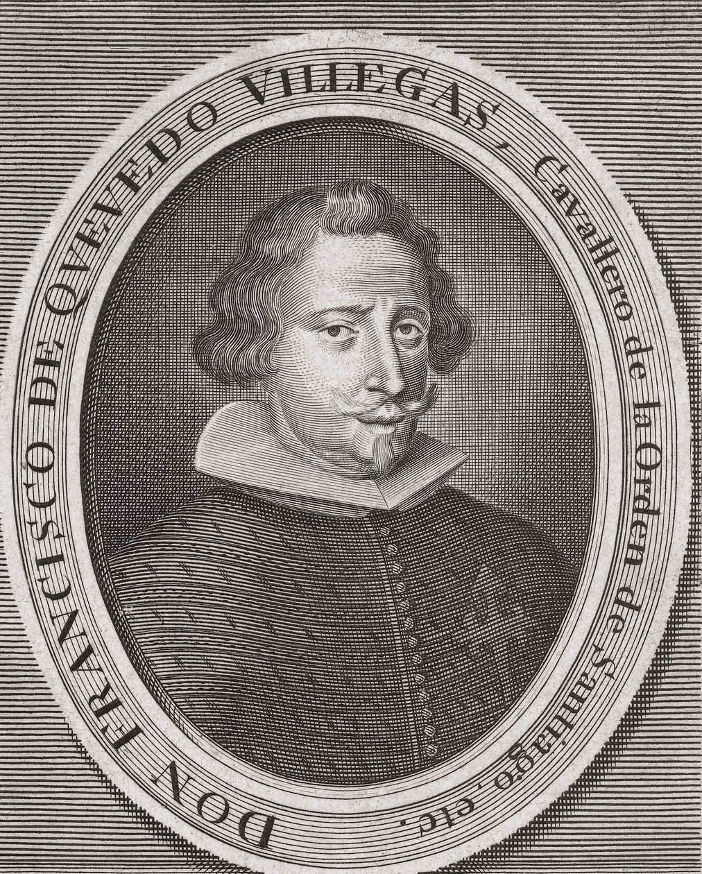 Francisco Gómez de Quevedo y Santibáñez Villegas da Michael van der (after) Gucht