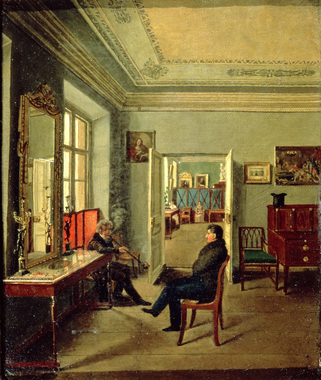 Nella stanza da Michail Fyodorovich Davydov
