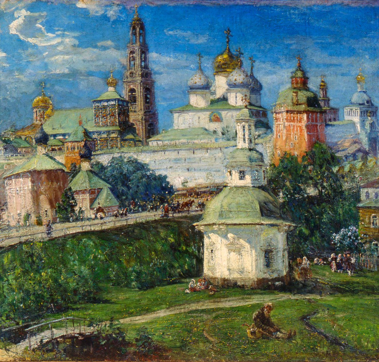 La Lavra della Trinità di San Sergio a Sergiyev Posad da Michail Boskin