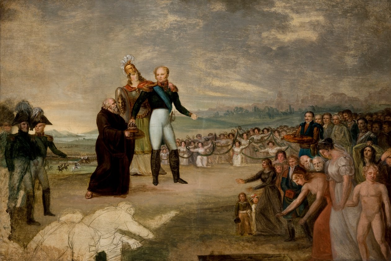 Alessandro I incoronato re di Polonia da Michal Stachowicz