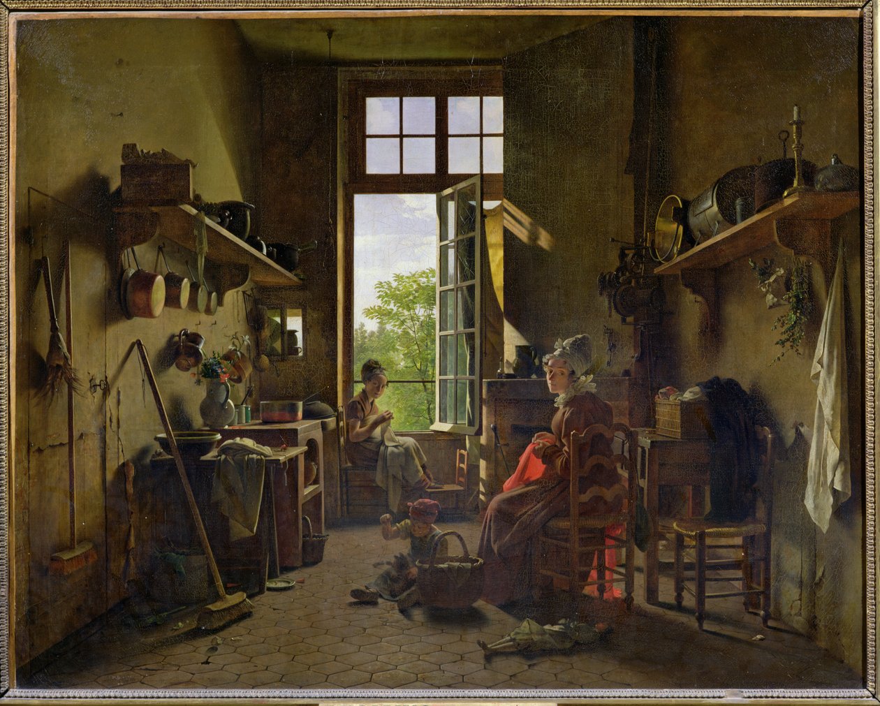Interno di una cucina, 1815 da Michel Martin Drolling