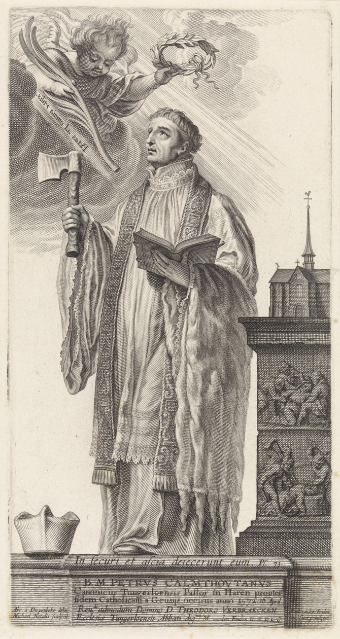 Una rappresentazione di Petrus van Kalmpthout da Michel Natalis