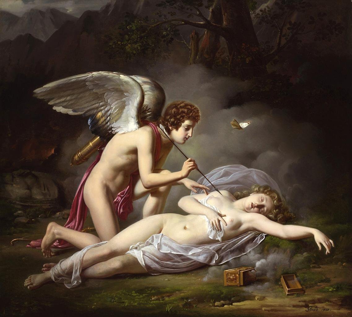 Amore e Psiche da Michel Philibert Genod