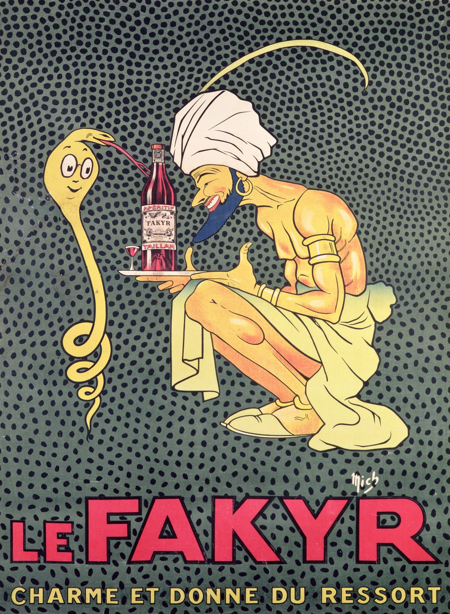 Il Fakyr: incantatore e donatore di spirito, pubblicità per l