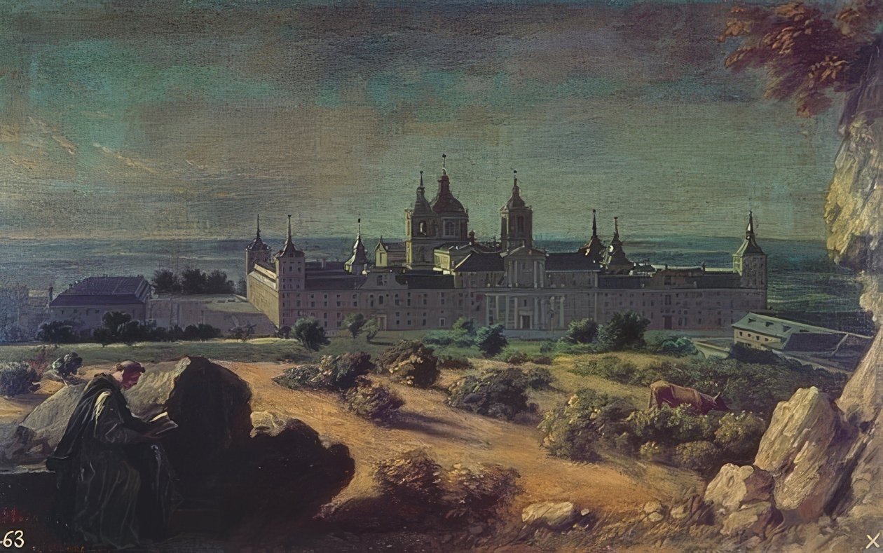Monastero reale di San Lorenzo, El Escorial da Michel Ange Houasse