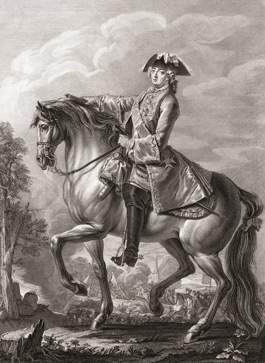 Re Luigi XV di Francia, ritratto equestre da Michel Aubert
