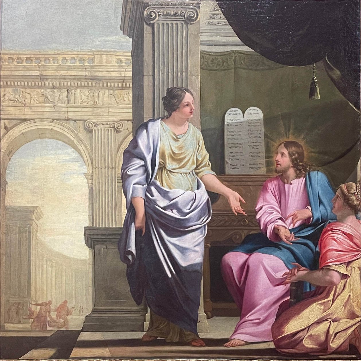 Francese:  Le Christ chez Marthe et Marie da Michel Corneille the Elder