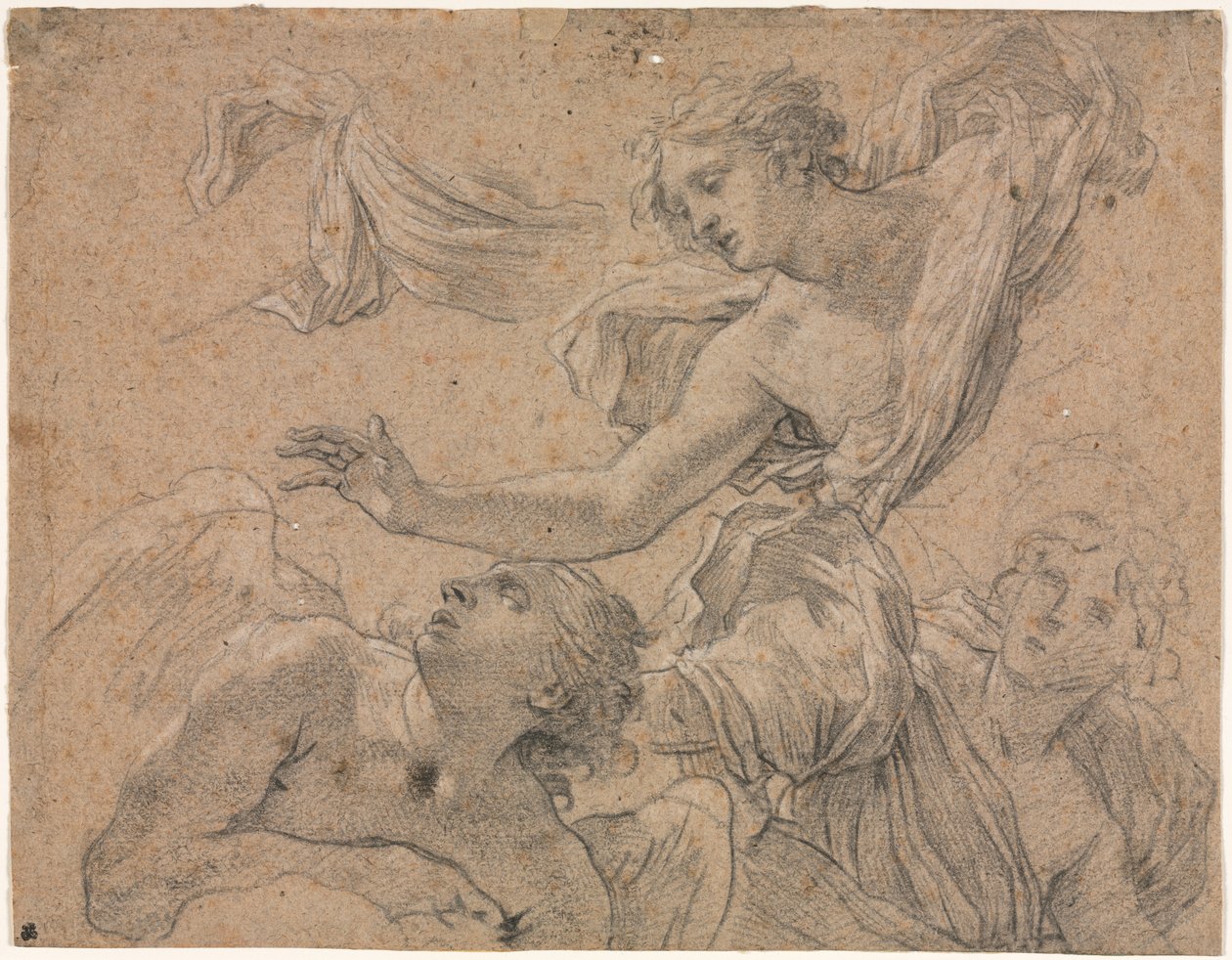Studi di angeli (recto) da Michel Dorigny