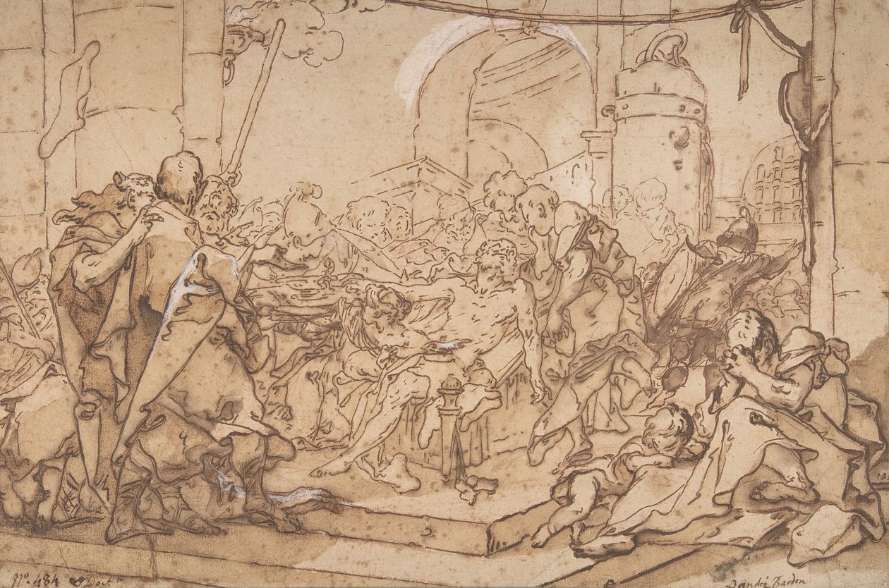 La morte di Socrate da Michel Francois Dandre Bardon