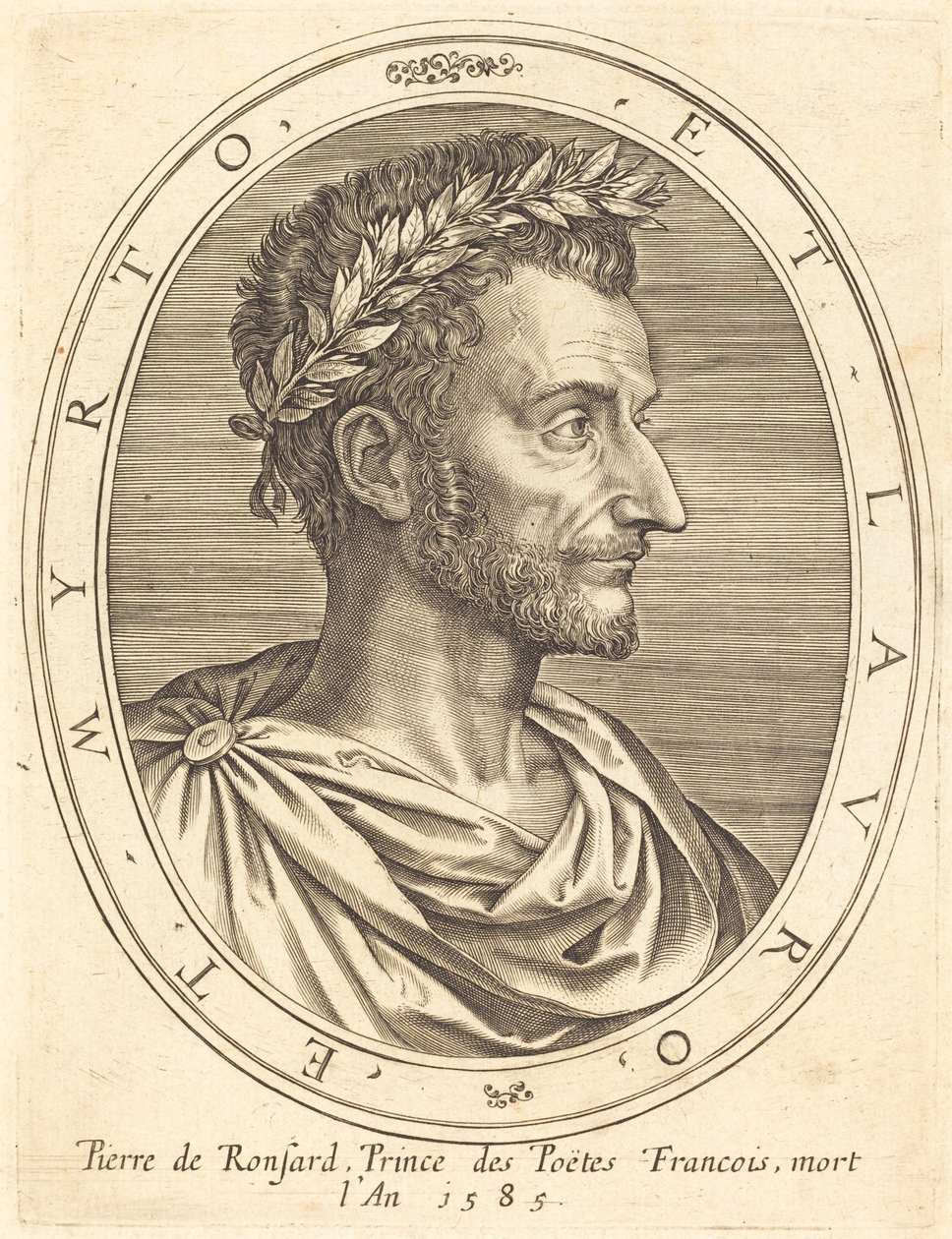 Pierre de Ronsard da Michel Lasne