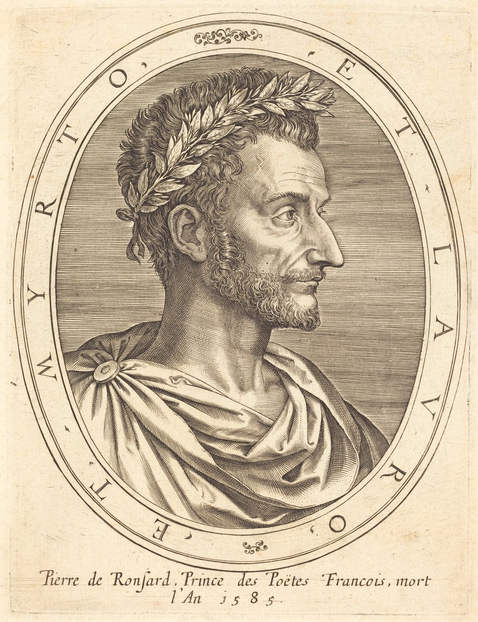Pierre de Ronsard da Michel Lasne