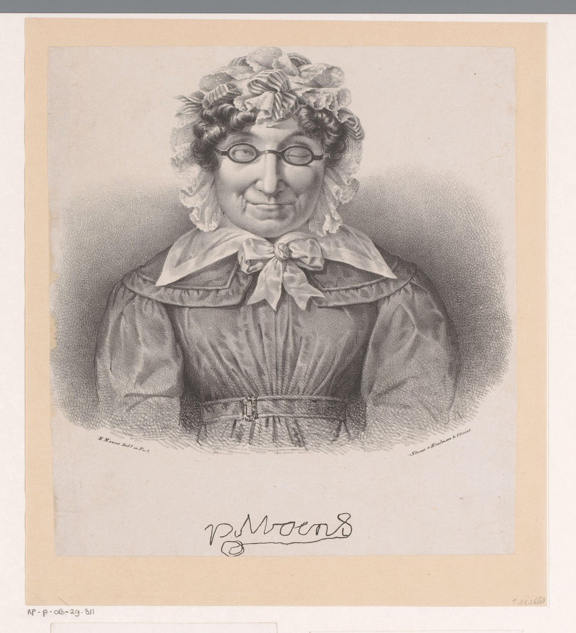 Ritratto di Petronella Moens da Michel Mourot