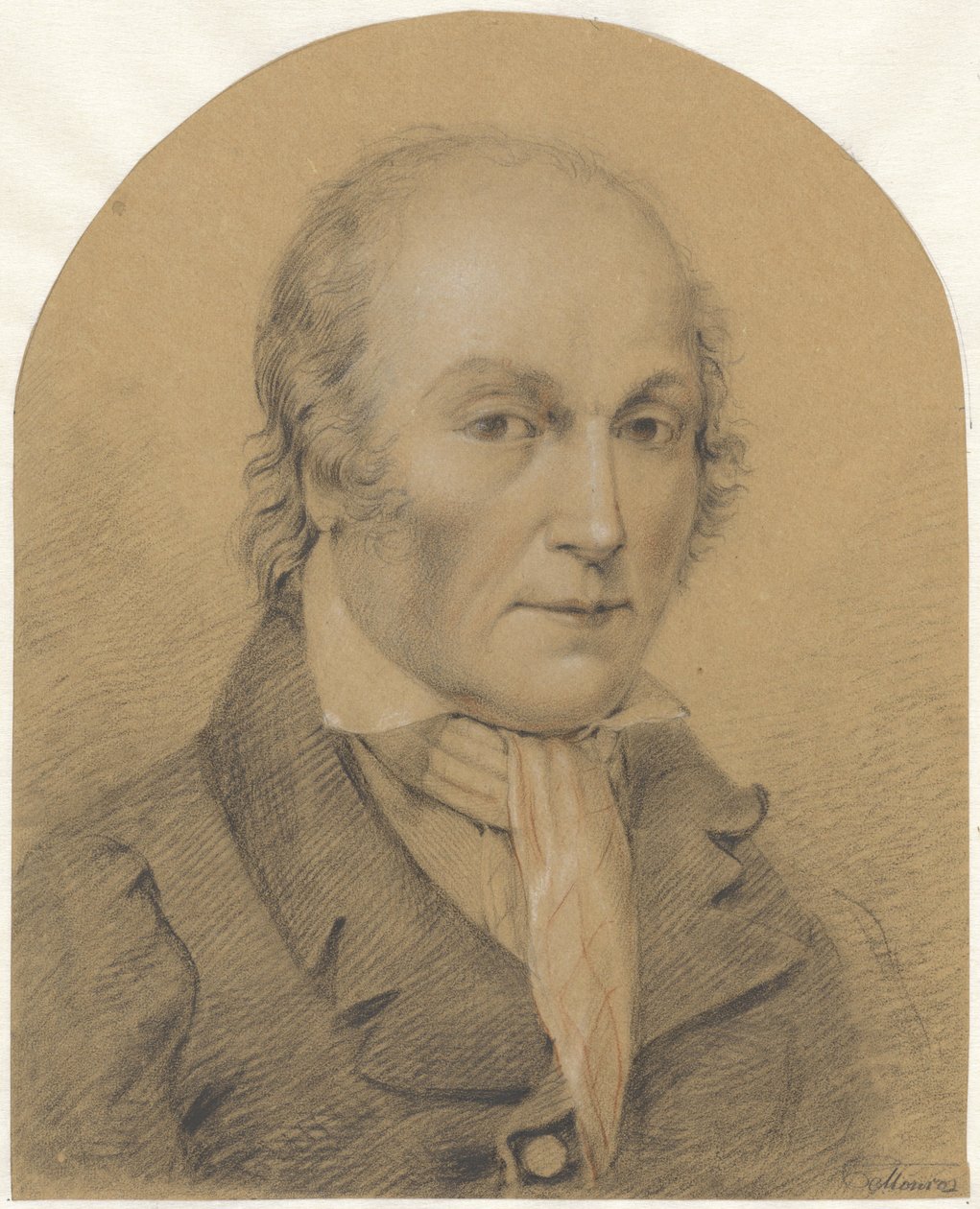 Autoritratto di Jean François Michel Mourot da Michel Mourot