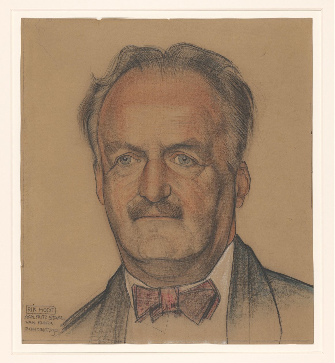 Ritratto di Richard Nicolaus Roland Holst da Michel de Klerk