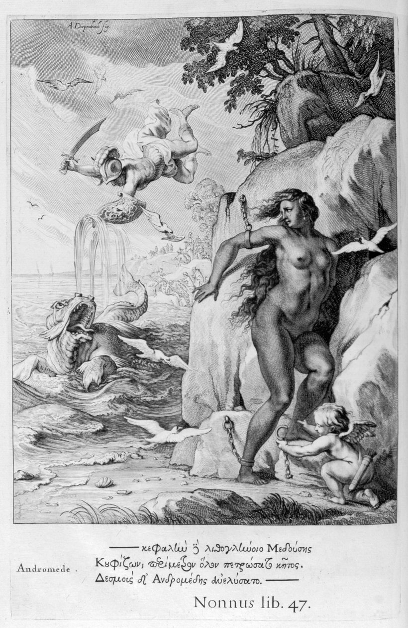 Perseo libera Andromeda dal mostro marino da Michel de Marolles