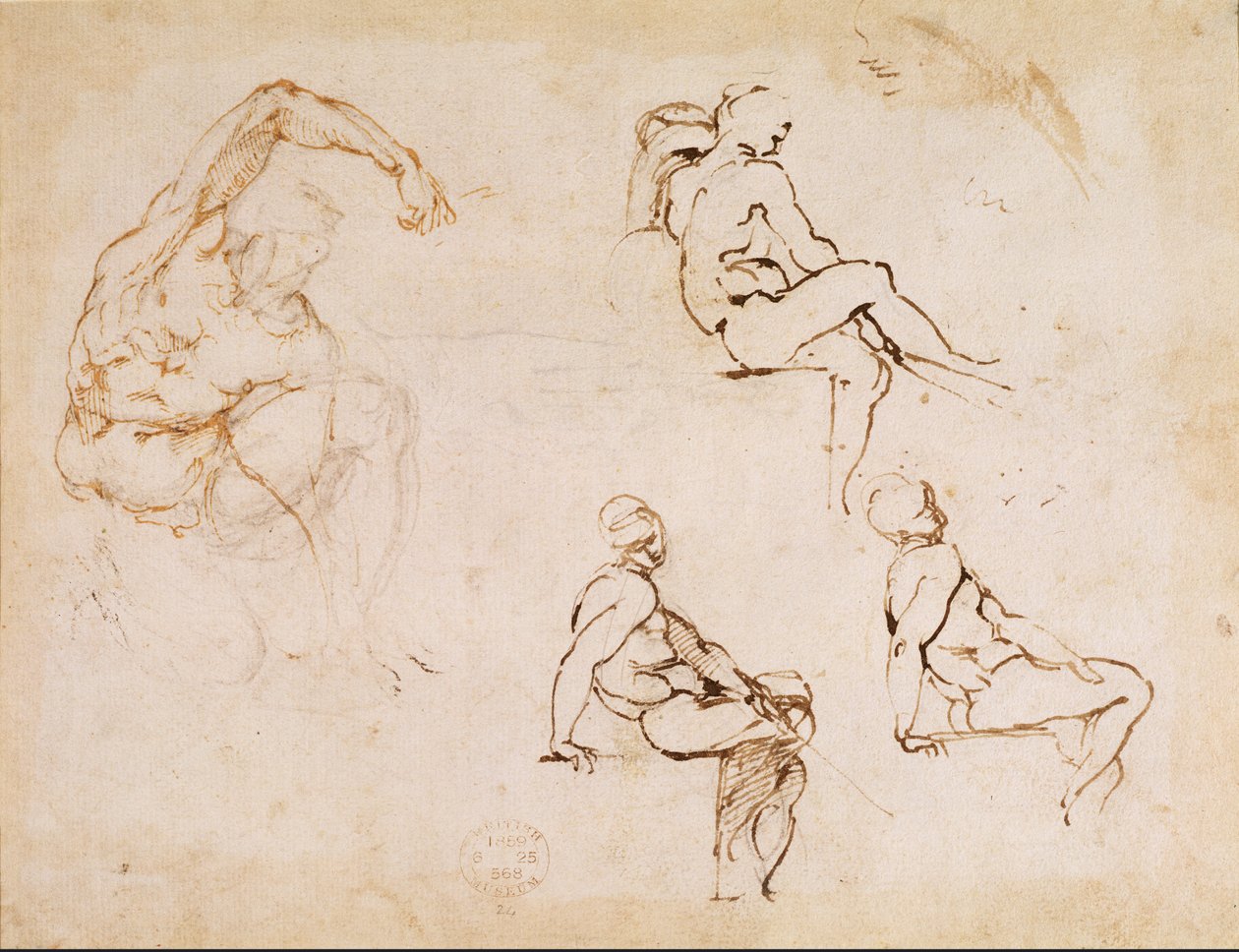 Disegni di figure da Michelangelo Buonarroti